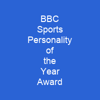 BBC Sports Personality of the Year Award