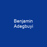 Benjamin Adegbuyi