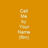 Call Me by Your Name (film)