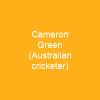 Cameron Green (Australian cricketer)