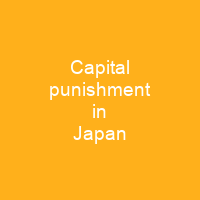 Capital punishment in Japan