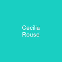 Cecilia Rouse