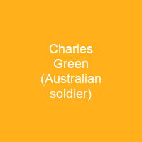 Charles Green (Australian soldier)