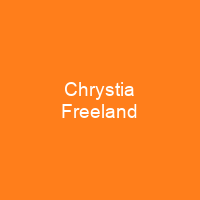 Chrystia Freeland