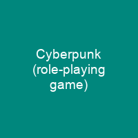 Cyberpunk (role-playing game)