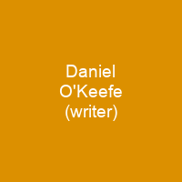 Daniel O'Keefe (writer)