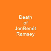 Death of JonBenét Ramsey