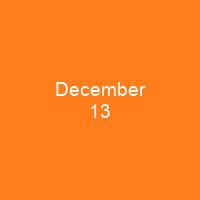 December 13