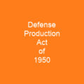 Defense Production Act of 1950