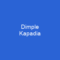 Dimple Kapadia