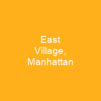 East Village, Manhattan