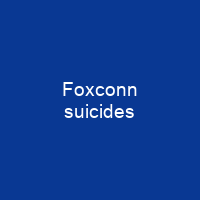 Foxconn suicides