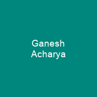 Ganesh Acharya