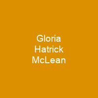 Gloria Hatrick McLean