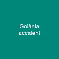 Goiânia accident