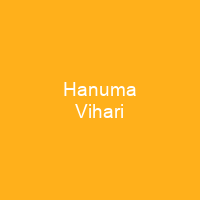 Hanuma Vihari