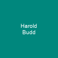 Harold Budd