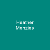 Heather Menzies