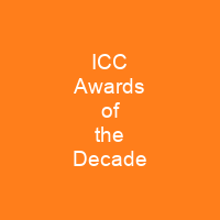 ICC Awards of the Decade