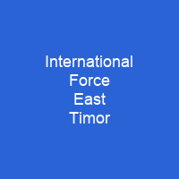 International Force East Timor