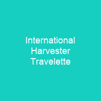 International Harvester Travelette