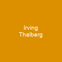 Irving Thalberg