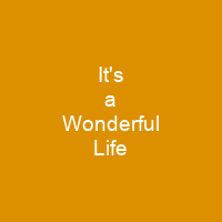 It's a Wonderful Life