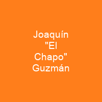 Joaquín "El Chapo" Guzmán