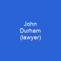 John Durham (lawyer)