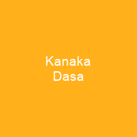 Kanaka Dasa