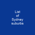 List of Sydney suburbs