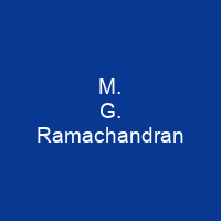 M. G. Ramachandran