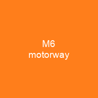 M6 motorway