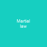 Martial law