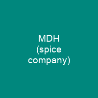 MDH (spice company)