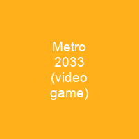 Metro 2033 (video game)