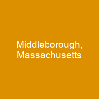 Middleborough, Massachusetts