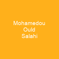 Mohamedou Ould Salahi