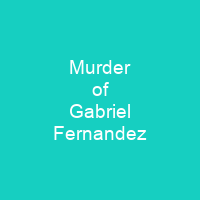 Murder of Gabriel Fernandez