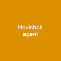Novichok agent