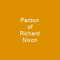 Pardon of Richard Nixon