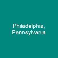 Philadelphia, Pennsylvania