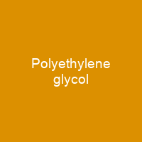 Polyethylene glycol
