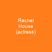 Rachel House (actress)