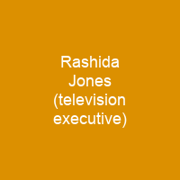 Rashida Jones (television executive)