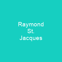 Raymond St. Jacques