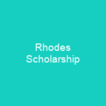 Rhodes Scholarship