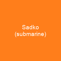 Sadko (submarine)