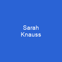 Sarah Knauss