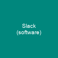 Slack (software)
